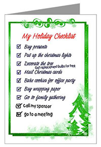 Holiday Checklist